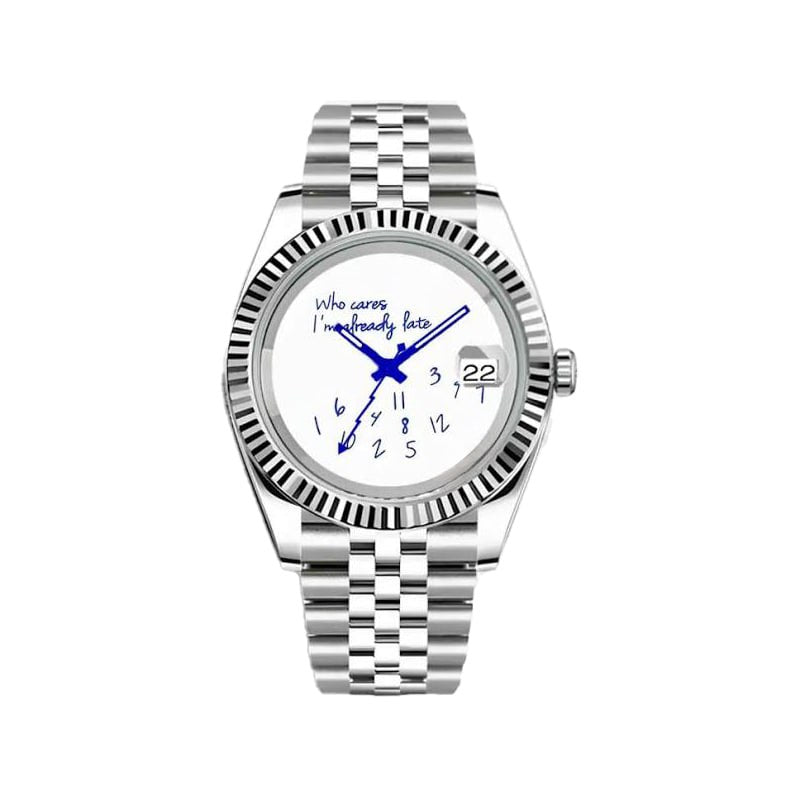 Seiko Datejust Who Cares I'm Already Late