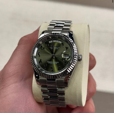 Seiko Daydate Olive Arabic Dial