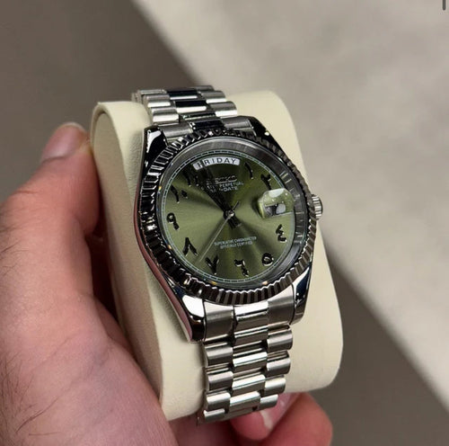 Seiko Daydate Olive Arabic Dial