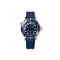 Seiko Seamaster Rose Gold & Blue