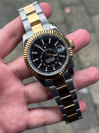 Seiko Datejust Sky Dweller Two Tone Black