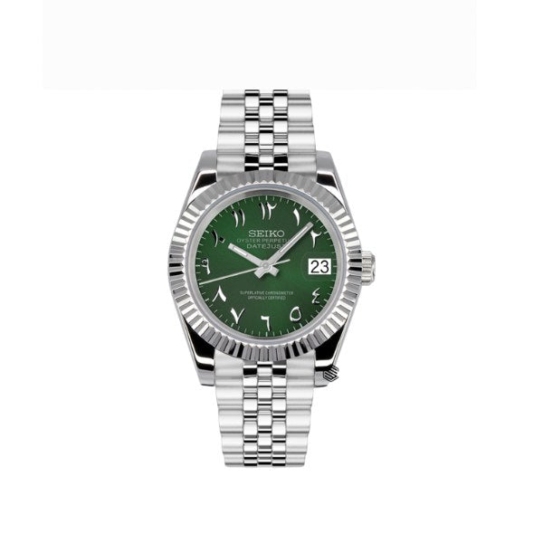 Seiko Datejust Green Arabic Dial