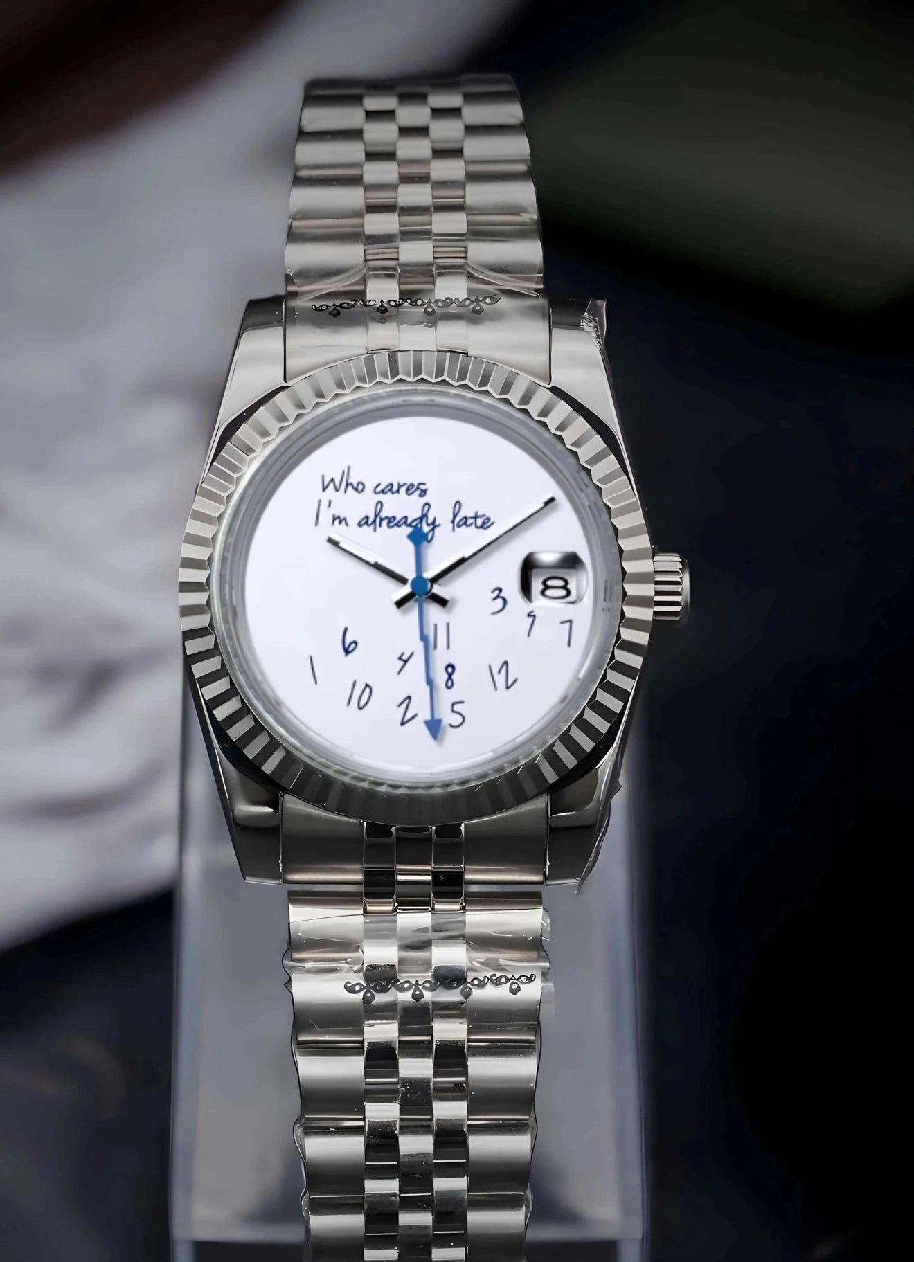 Seiko Datejust Who Cares I'm Already Late