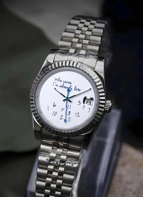 Seiko Datejust Who Cares I'm Already Late