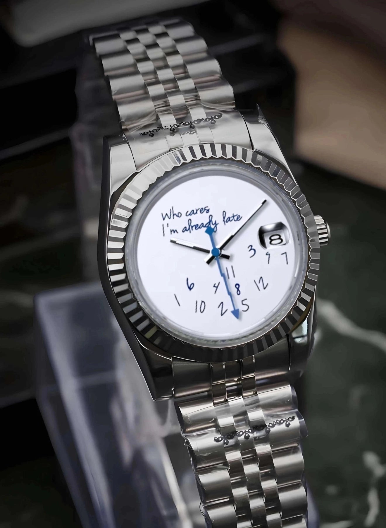 Seiko Datejust Who Cares I'm Already Late